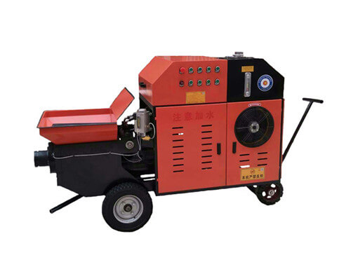 configuration of mini concrete pump