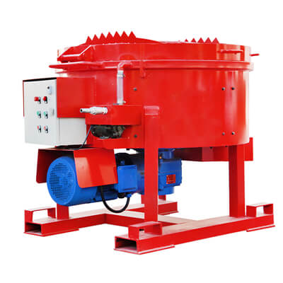 Refractory pan mixer machine