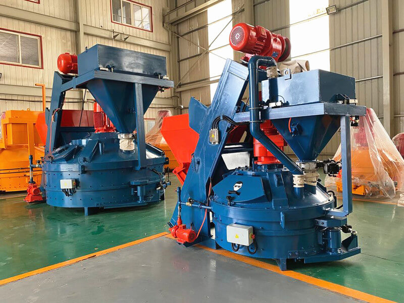 vertical shaft planetary mixer for glass raw material
