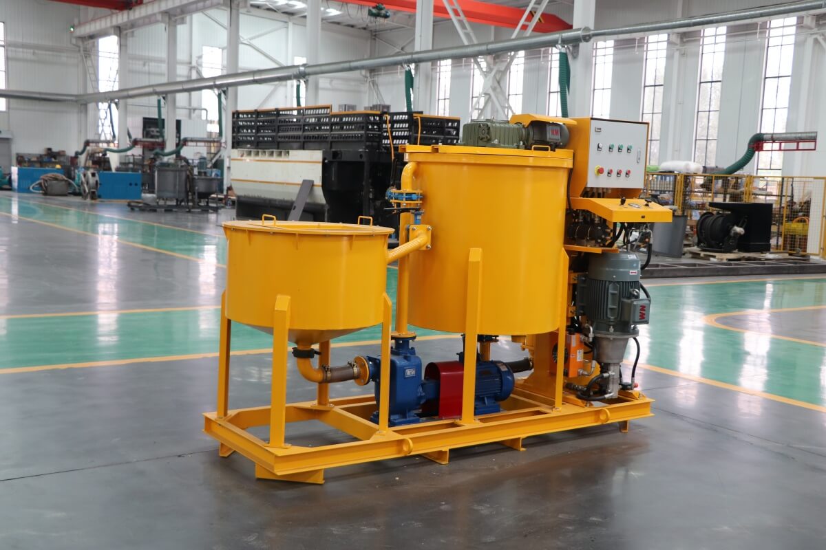 Peru colloidal grout mixing plant