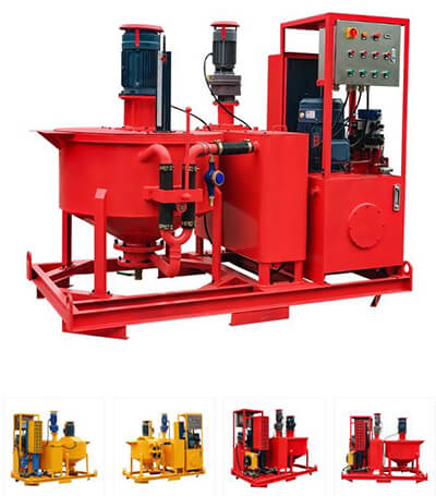 The Grout mixing plant
