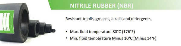 NITRILE RUBBER hose pump tube
