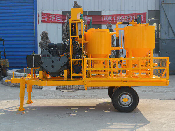 wheel mounted grout plant supplier