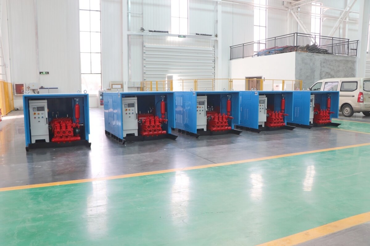 triplex pump for jet grouting
