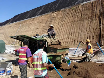 hydroseeding machine