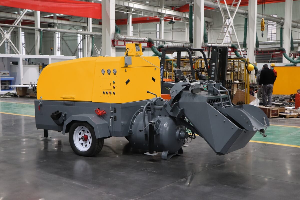 floor semi-dry mortar screeding machine