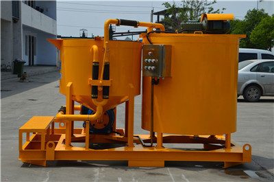 cement grout mixer and agitator