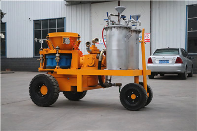 wet shotcrete machine for underground mining