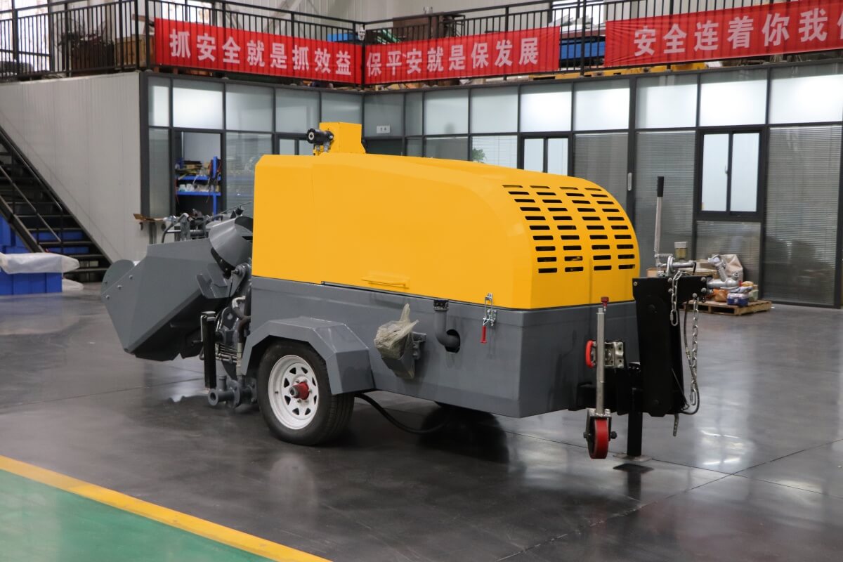 semi-dry mortar floor screed conveyor