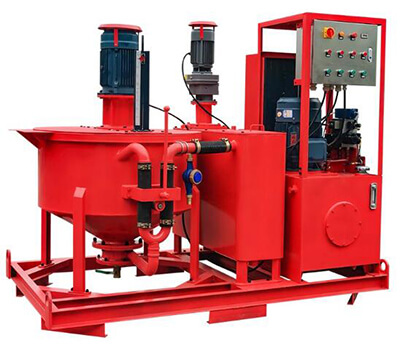 high volume grout plant unit