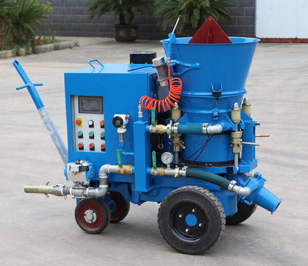 customized variable output dry spray refractory guntie machine