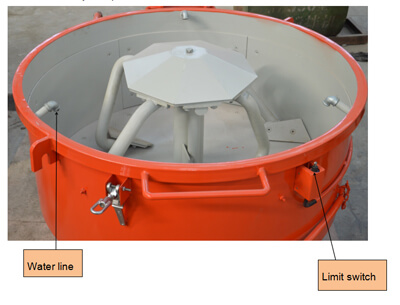 refractory pan mixer for steel plant