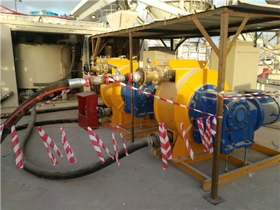 peristaltic pump used in Thailand for tunnel project
