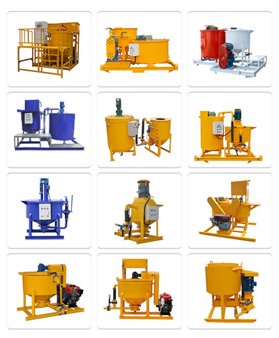 Small high performance grout mixer