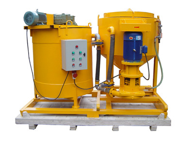 Diesel grout mixer agitator