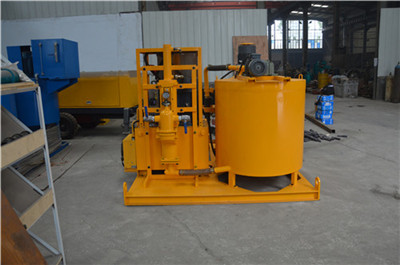 colloidal grout mixer with gout pump