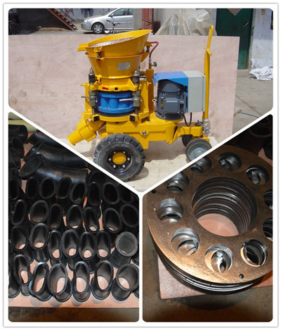 shotcrete machine and spare part to Singapore