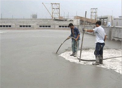 Cellular lightweight concrete pouring application