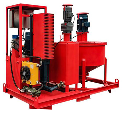 high volume production grout plant unit