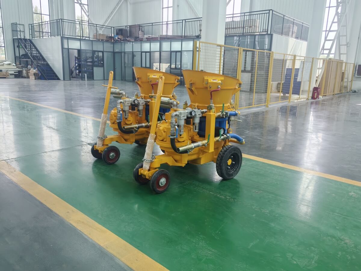 shotcrete machine for tunnel project