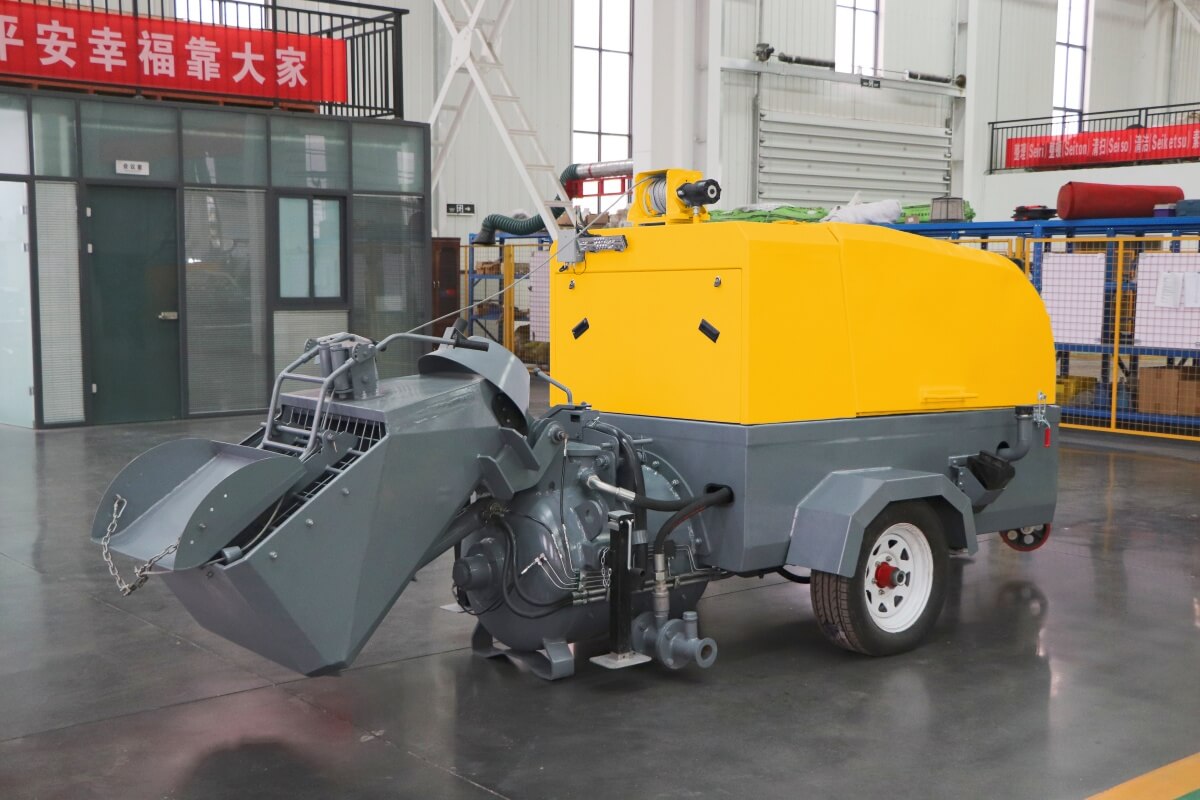 semi-dry mortar mixer pump