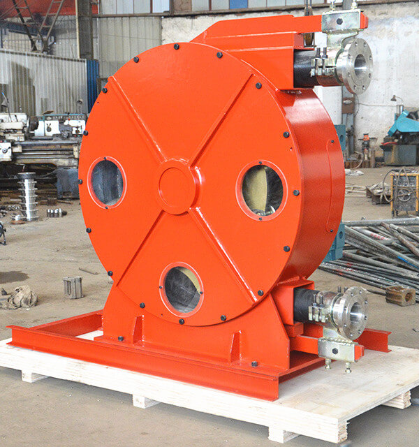 peristaltic hose pump to treat starch sewage