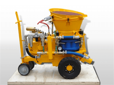 pneumatic dry mix concrete spraying machine