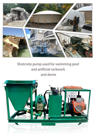 small shotcrete pump