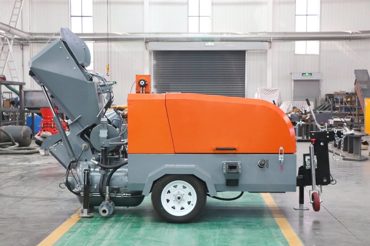 Semi-Dry Mortar Floor Screed Pump