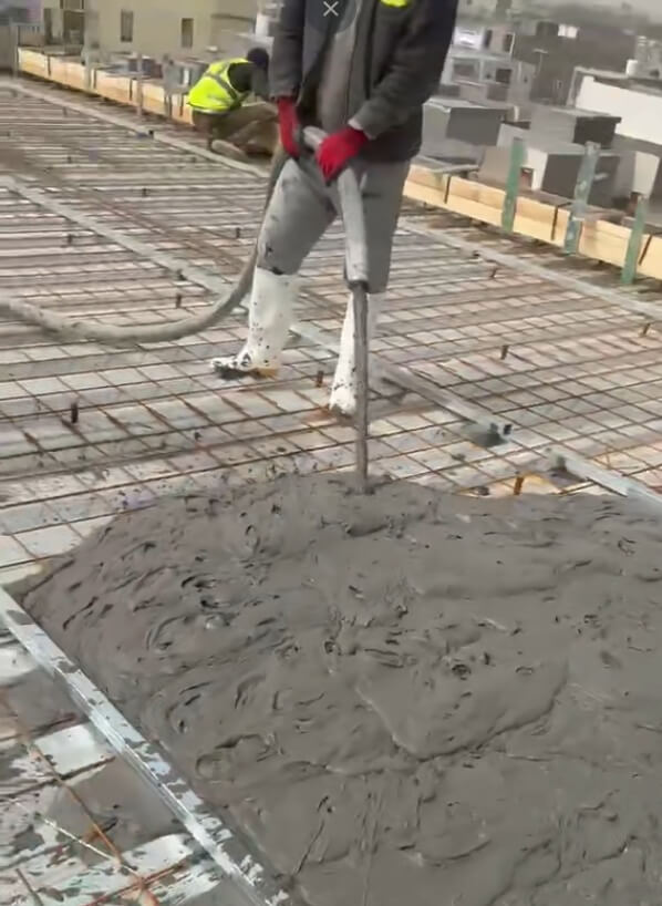 foam concrete mixing station for Thermal insulation roofing