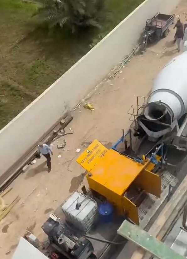 foam concrete mixing station for Thermal insulation roofing