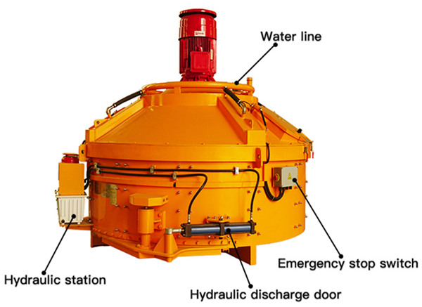 planetary concrete mixer detailed