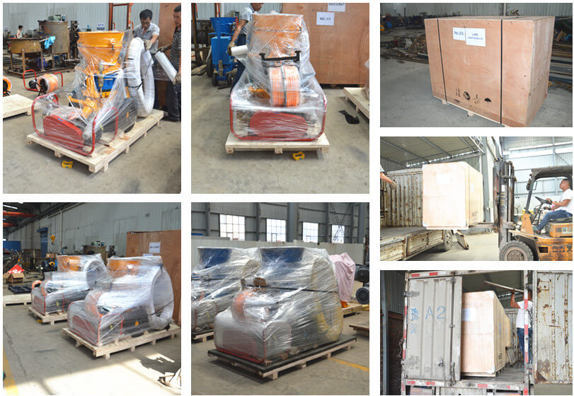 refractory gunning machine delivery