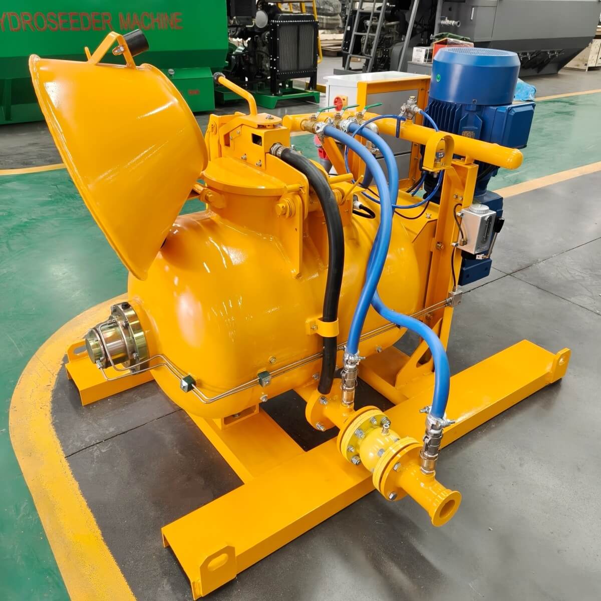 pneumatic refractory gunning machine