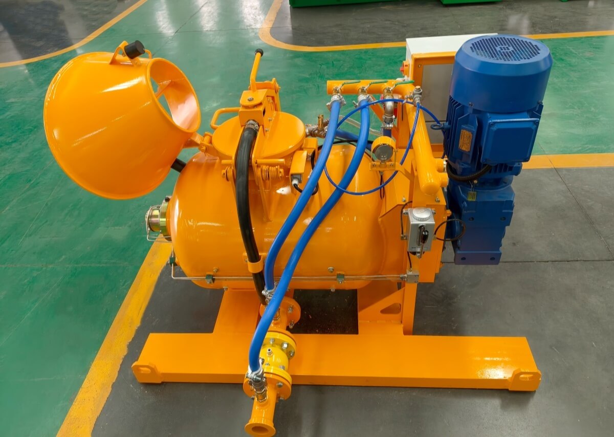 air refractory mixing pump