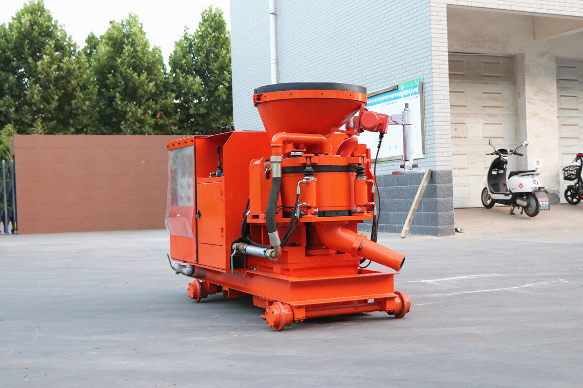 chamber rotor type wet and dry spraying concrete machine