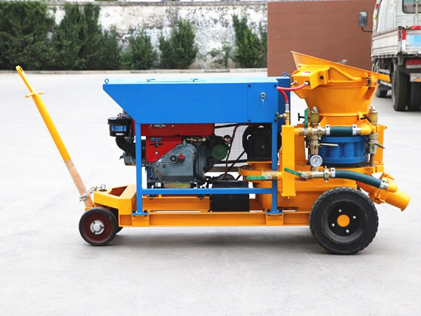 1.5~3m3/h diesel engine dry mix gunite machine