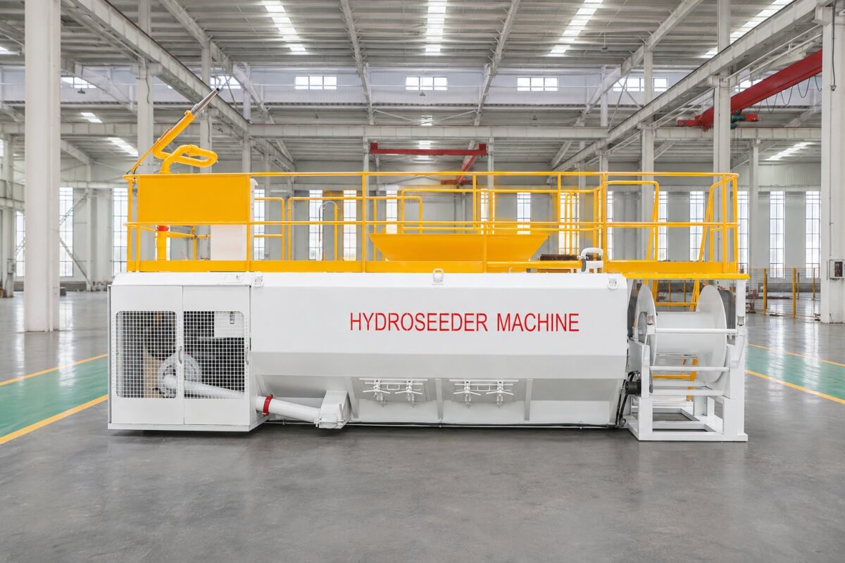 Soil Spraying Hydroseeder