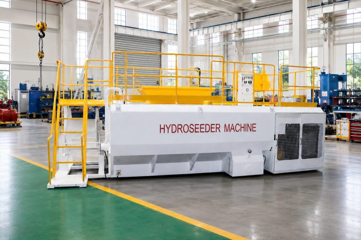 Soil Spraying Hydroseeder