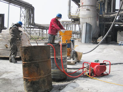 Refractory Gunning Machine Application