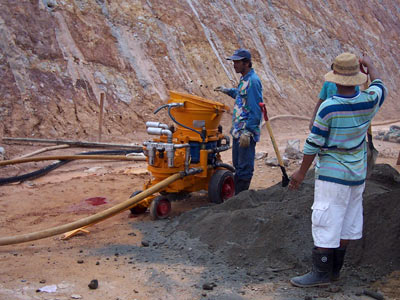 shotcrete-machine-application