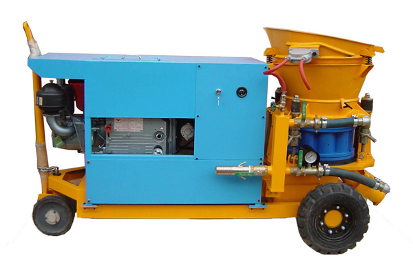 diesel engine shotcrete machine