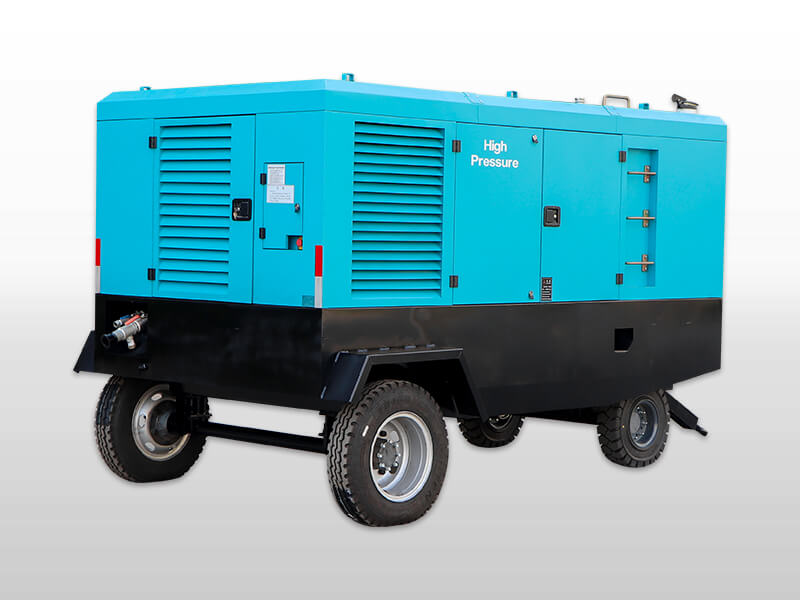 mobile diesel engine air compressor