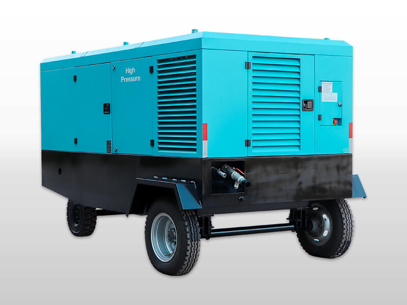 portable construction air compressor
