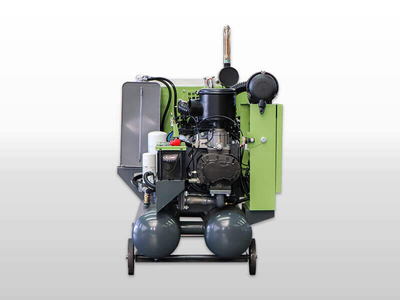diesel rotary screw air compressor