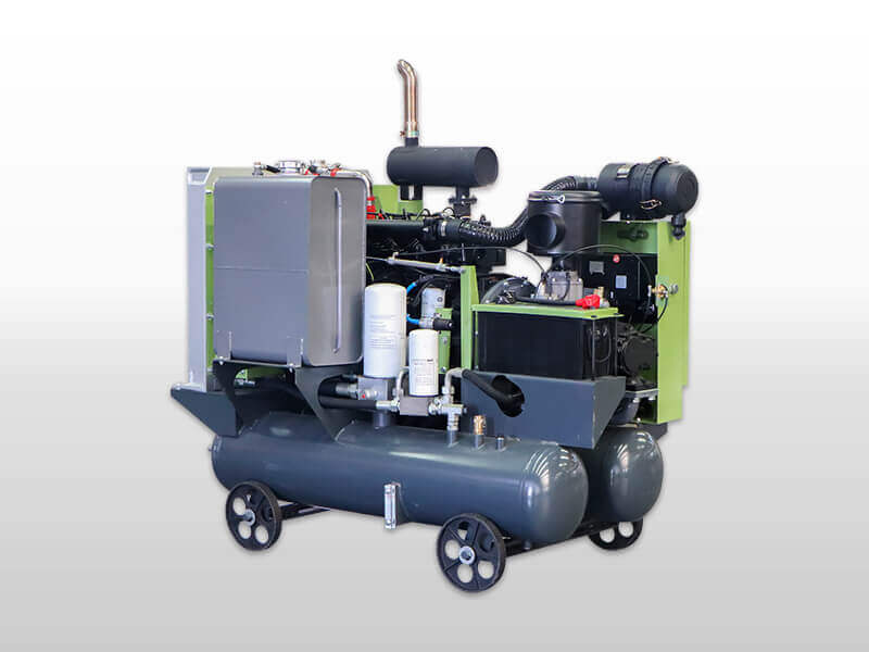 small diesel engine air compressor