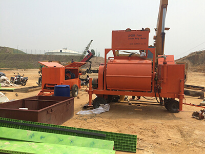 foam concrete mixer