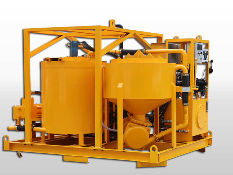 colloidal grout mixing plant