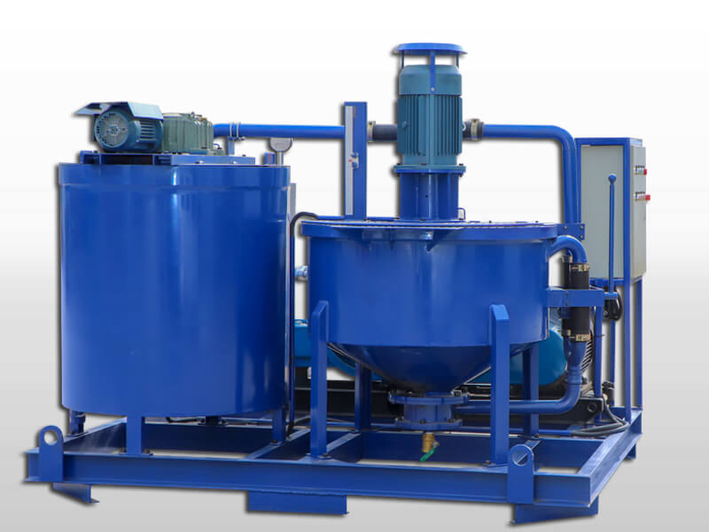 grout mixing plant for foundation grouting