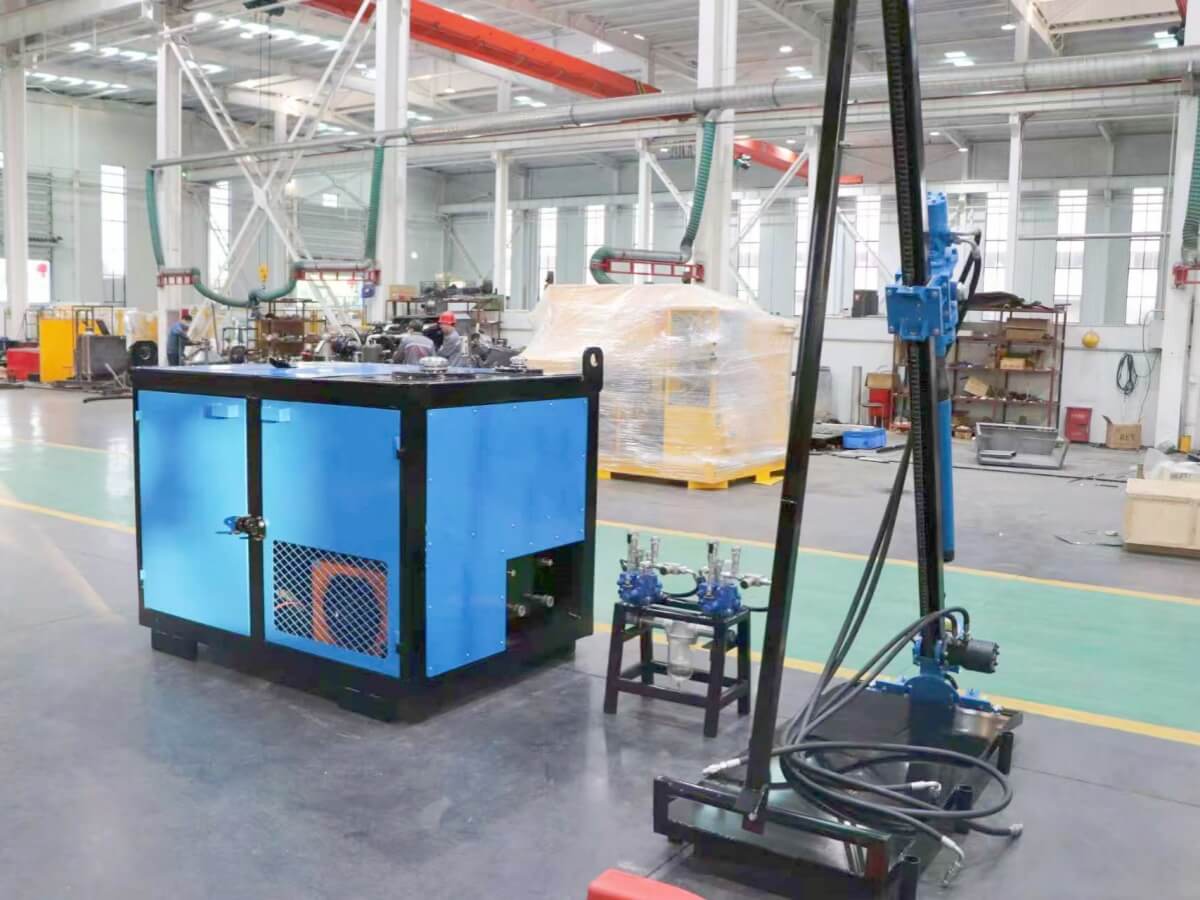 Diesel drive small DTH drilling machine